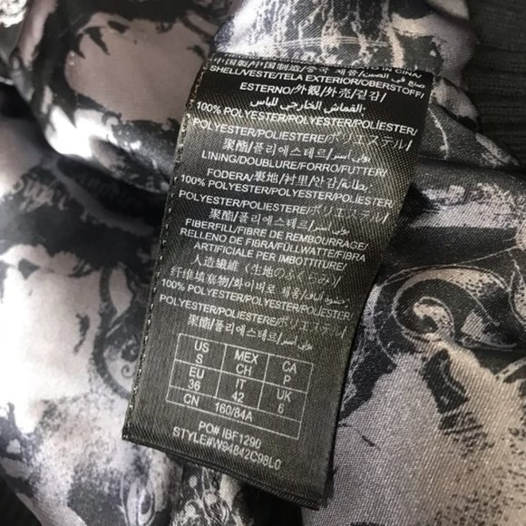 Guess Women's Black Moto Polyester Fit Jackets - Picture 4 of 5